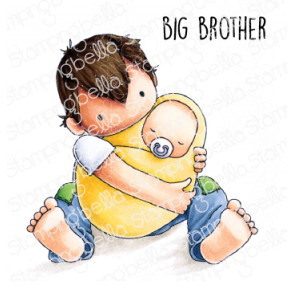 TINY TOWNIE BIG BROTHER RUBBER STAMP